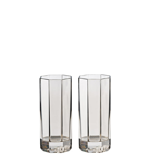 Versace Medusa Lumiere Haze Longdrink Glasses -Pair