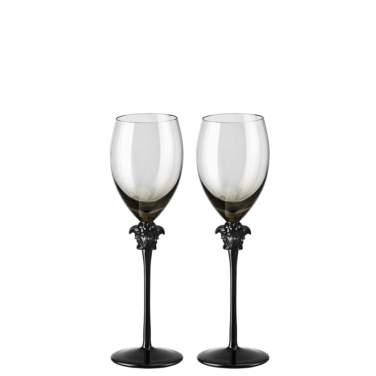 Versace Medusa Lumiere White Wine Glasses - Pair