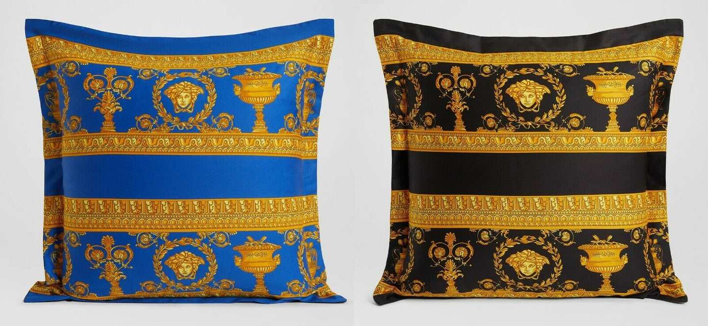 Versace Medusa Square Pillow - Reversible