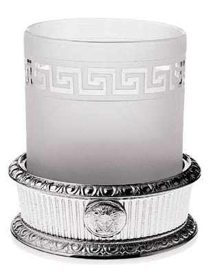 Versace Platinum Beaker Toothbrush Holder