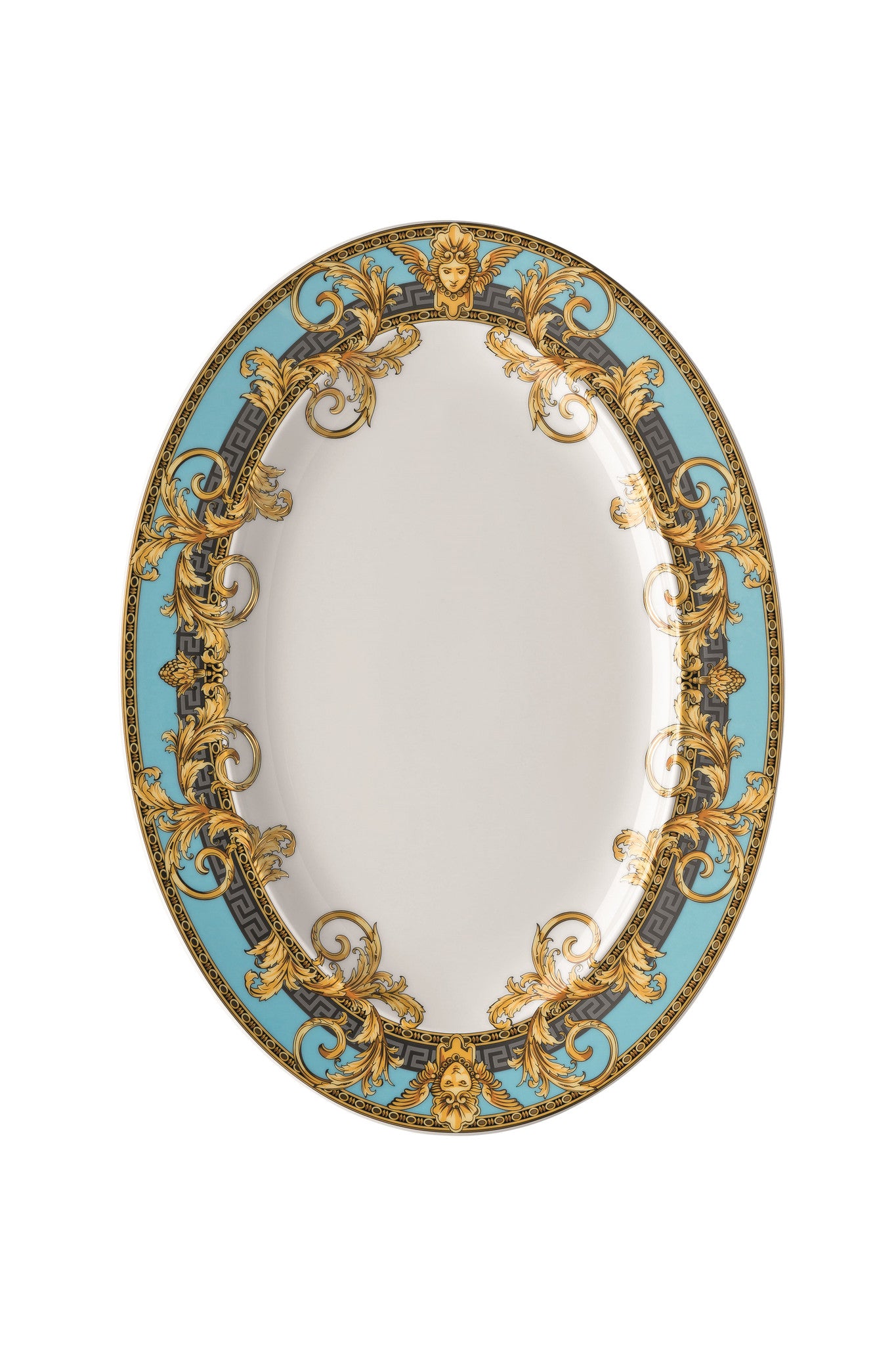 Versace Rosenthal Gala Le Bleu Platter