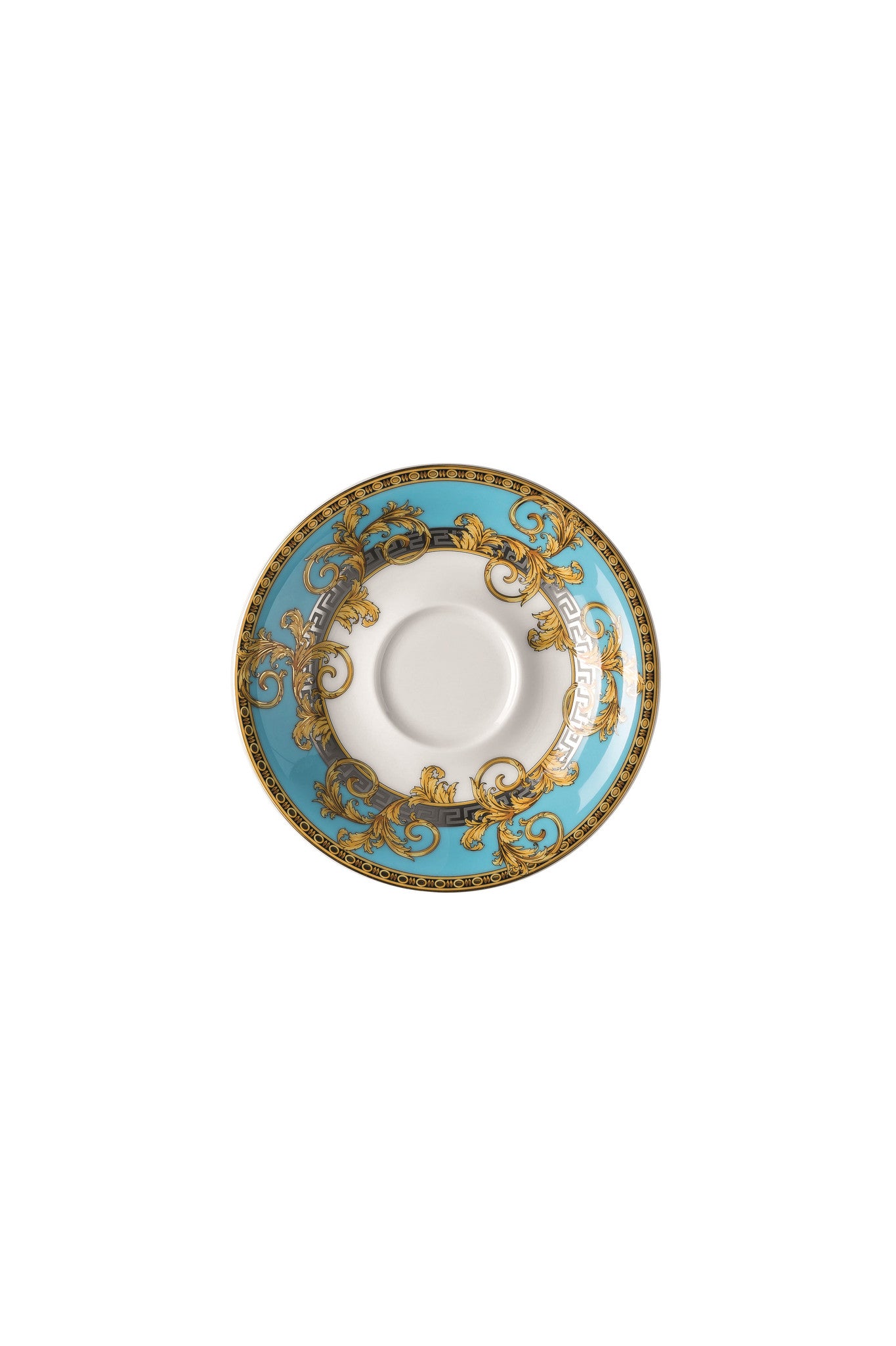 Versace Rosenthal Gala Le Bleu Espresso Cup & Saucer