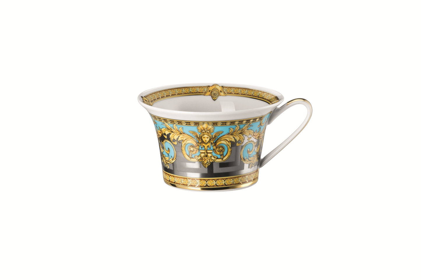 Versace Rosenthal Prestige Gala Le Bleu Tea Cup & Saucer - Set Of 6