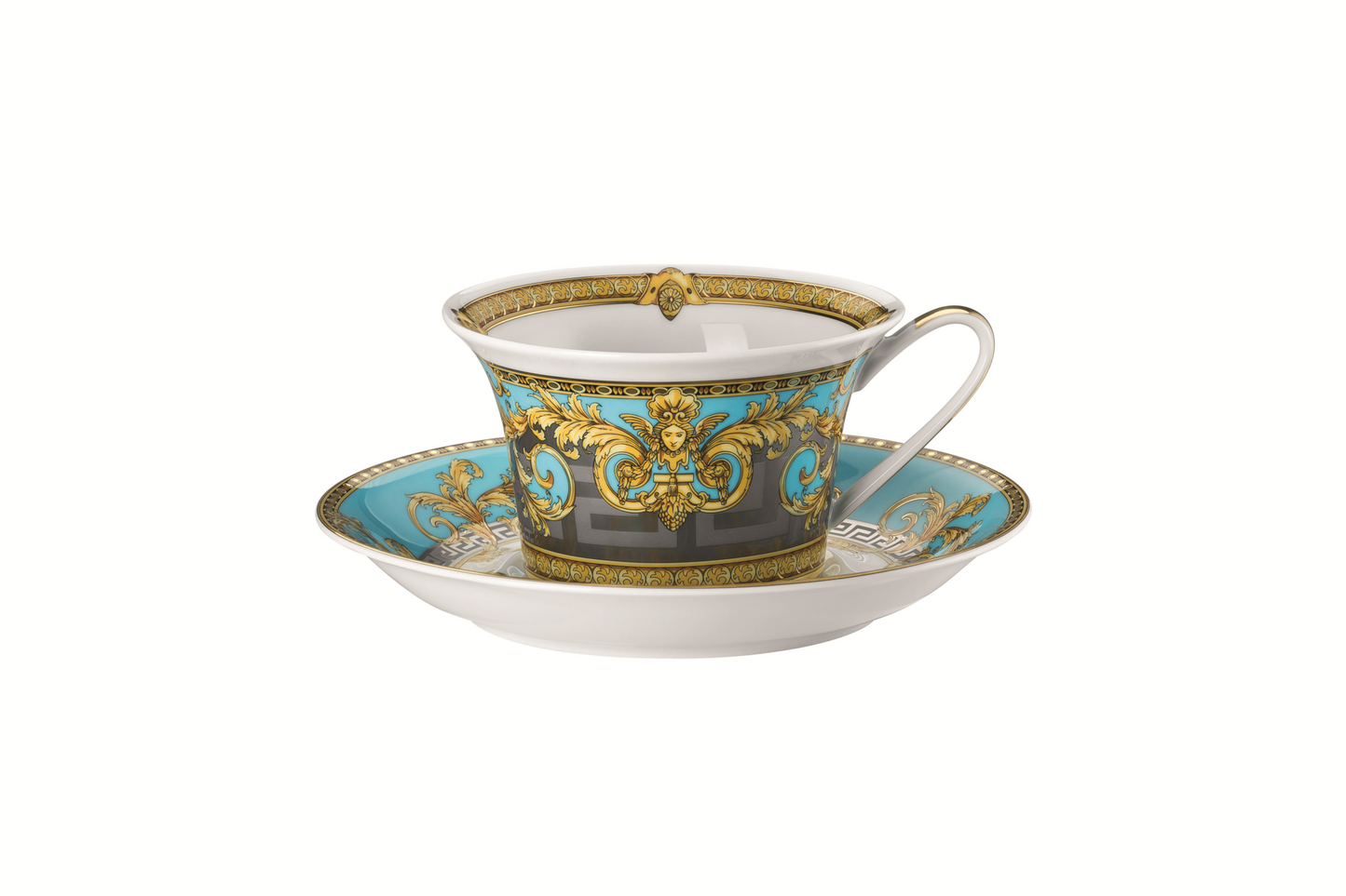 Versace Rosenthal Prestige Gala Le Bleu Tea Cup & Saucer