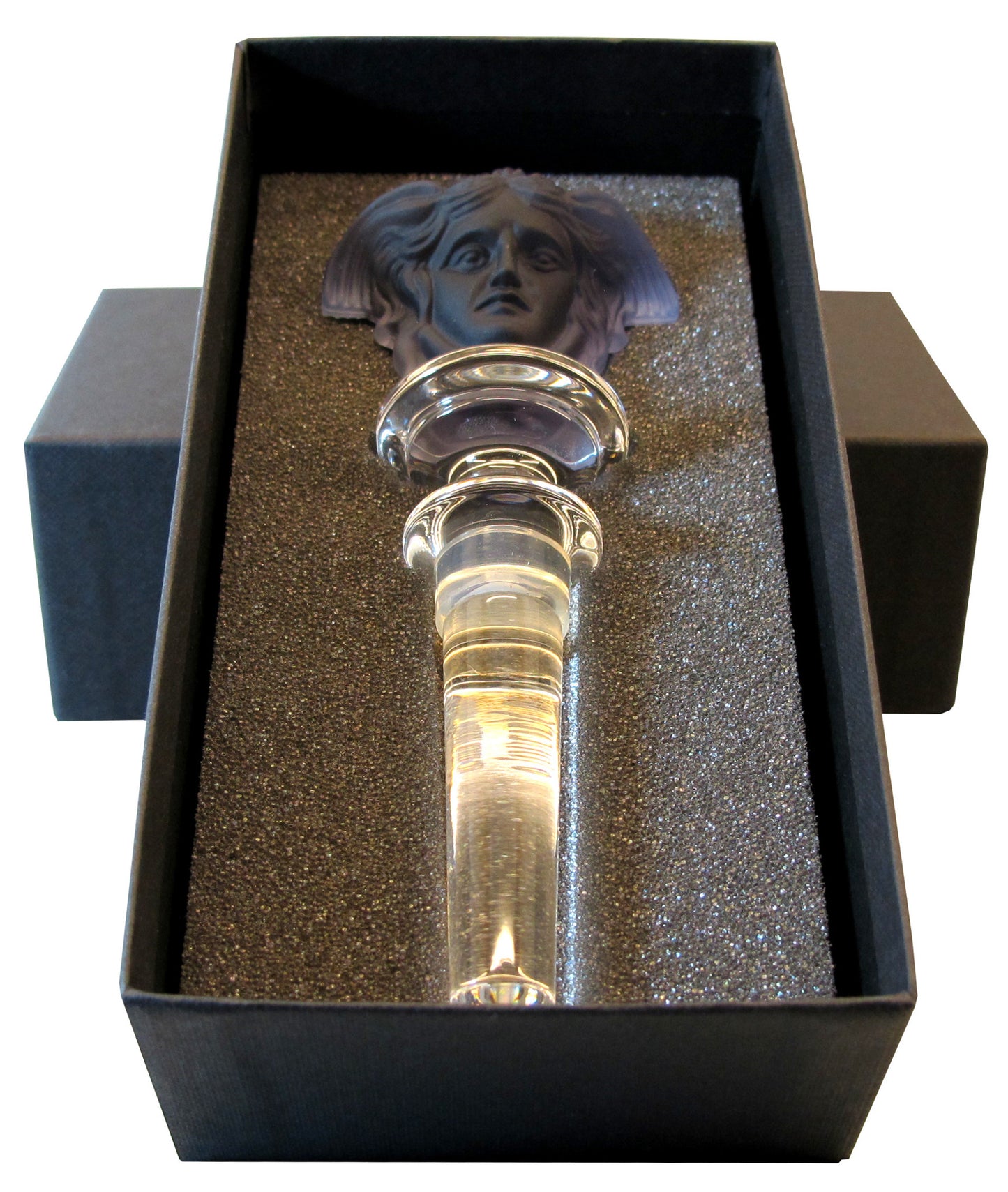 Versace Rosenthal Medusa Lumiere Bottle Stopper