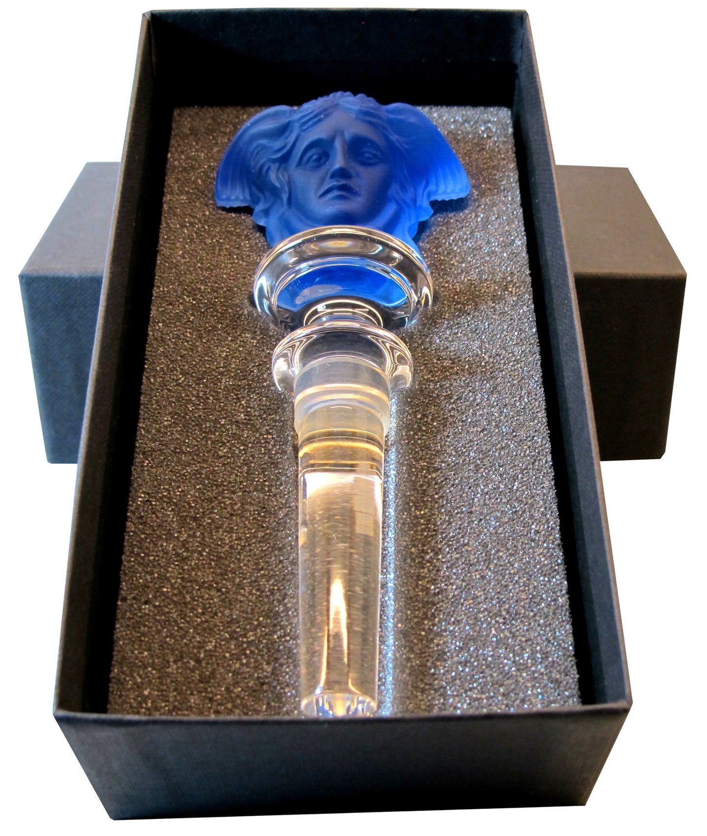 Versace Rosenthal Medusa Lumiere Bottle Stopper