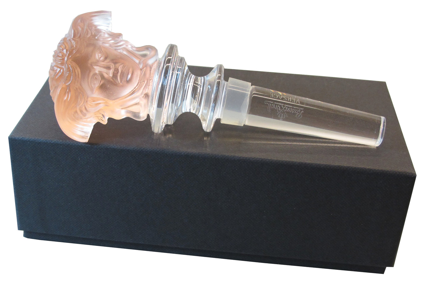 Versace Rosenthal Medusa Lumiere Bottle Stopper