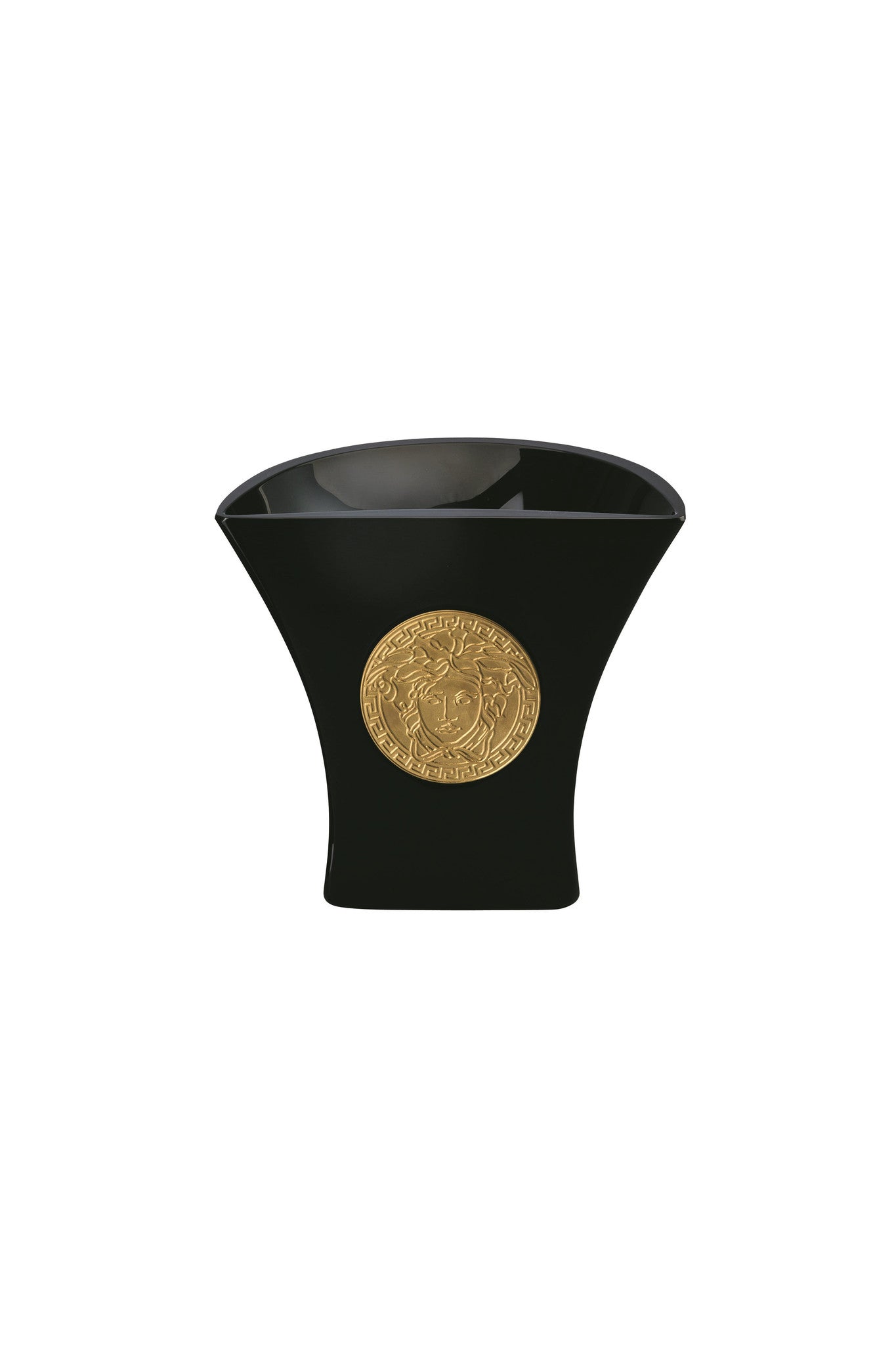 Versace Rosenthal Medusa Madness Vase - Black 18cm