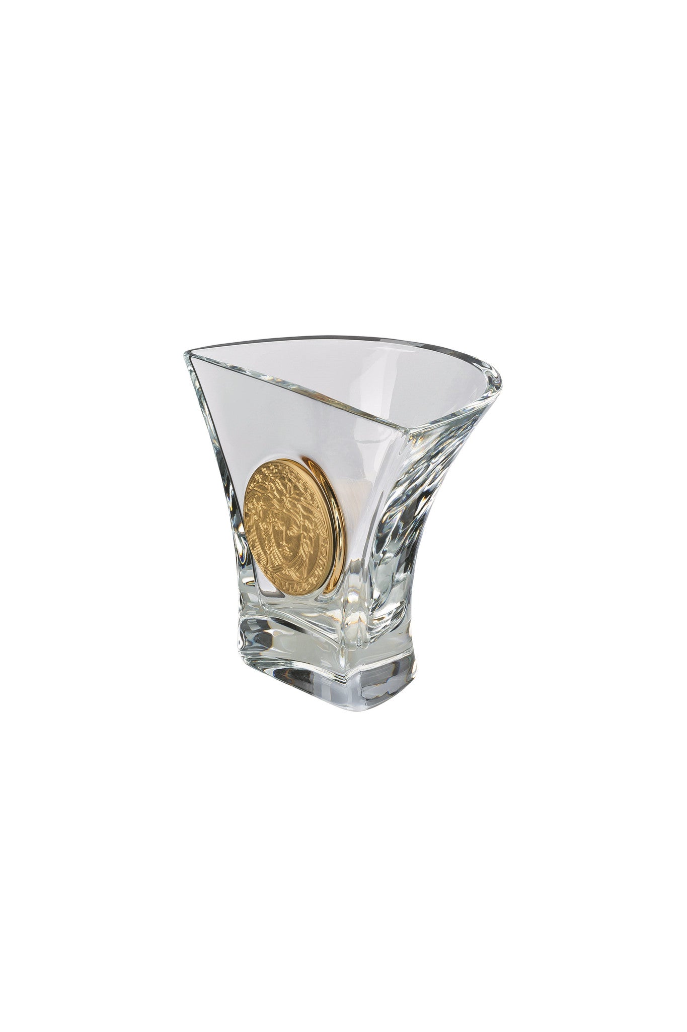 Versace Rosenthal Medusa Madness Clear Vase 18cm