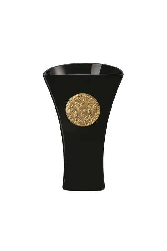 Versace Rosenthal Medusa Madness Vase - Black 28cm