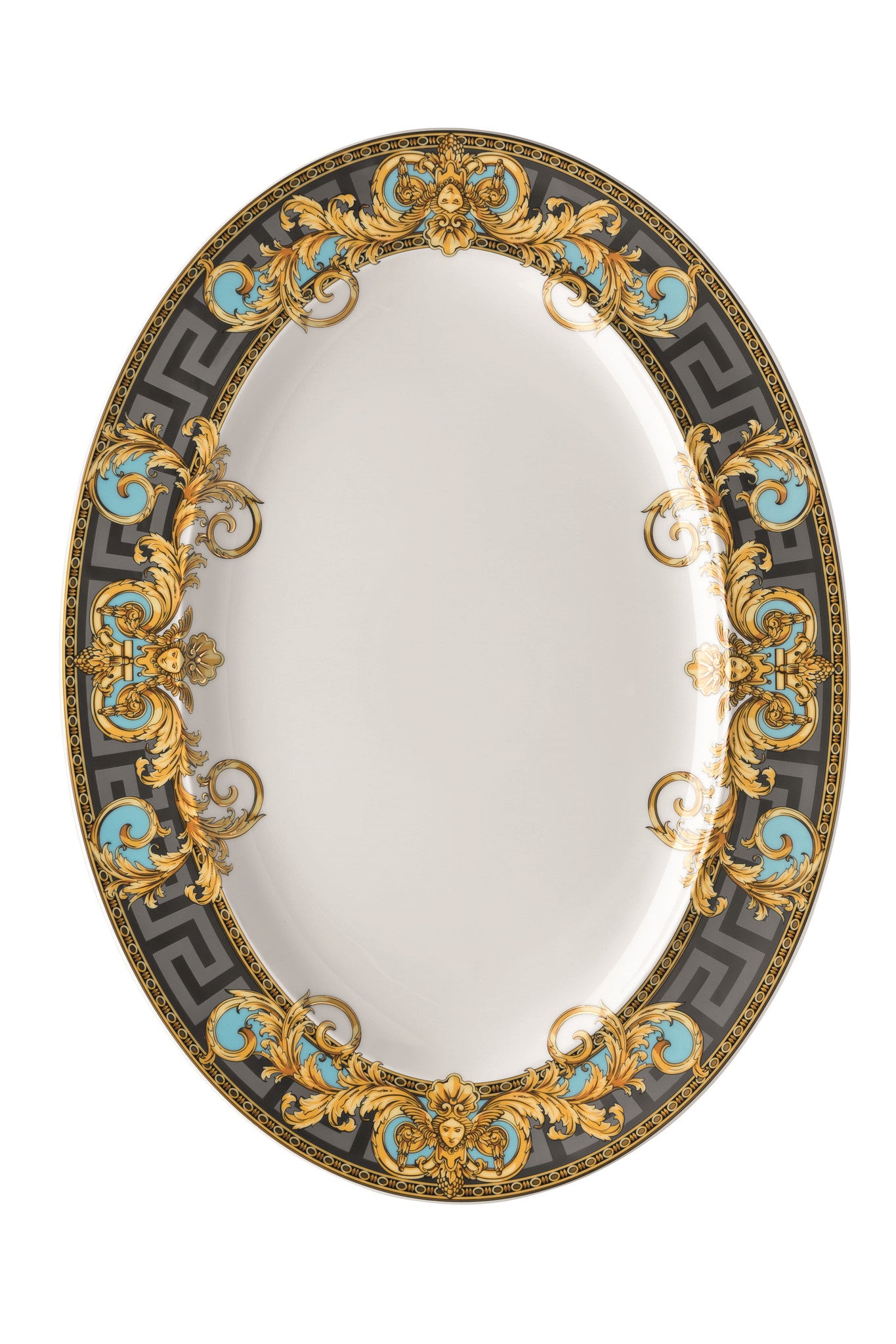 Versace Rosenthal Gala Le Bleu Platter