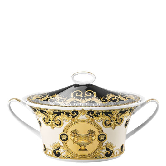 Versace Rosenthal Prestige Gala Covered Vegetable Bowl