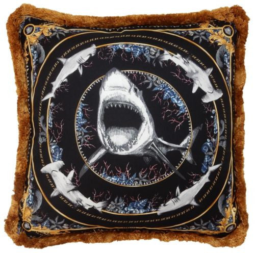 Versace Shark Medusa Pillow - Square 50cmx 50cm