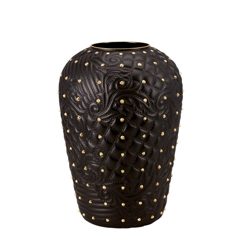 Versace Vanitas Black Gold Vase 31cm