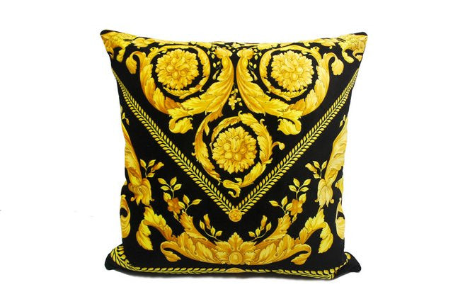 Versace Vanity Gold Barocco Custom-Made Pillow Covers 9-Piece Set