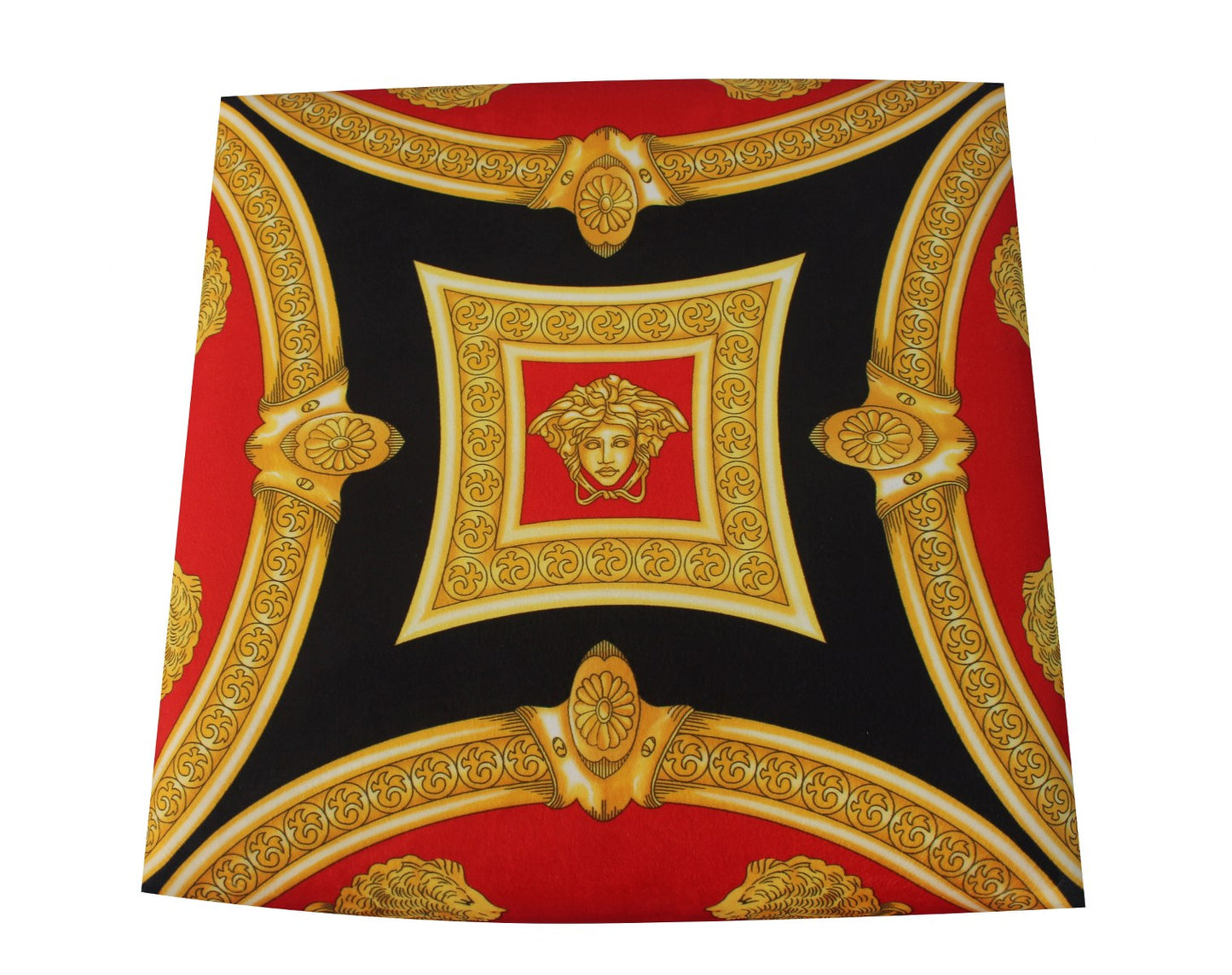 Ottoman Custom-Made Covered in Versace Velvet Fabric