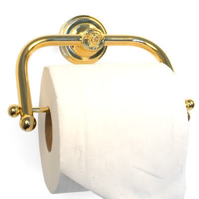 Versace Gold Paper Roll Holder Dispenser