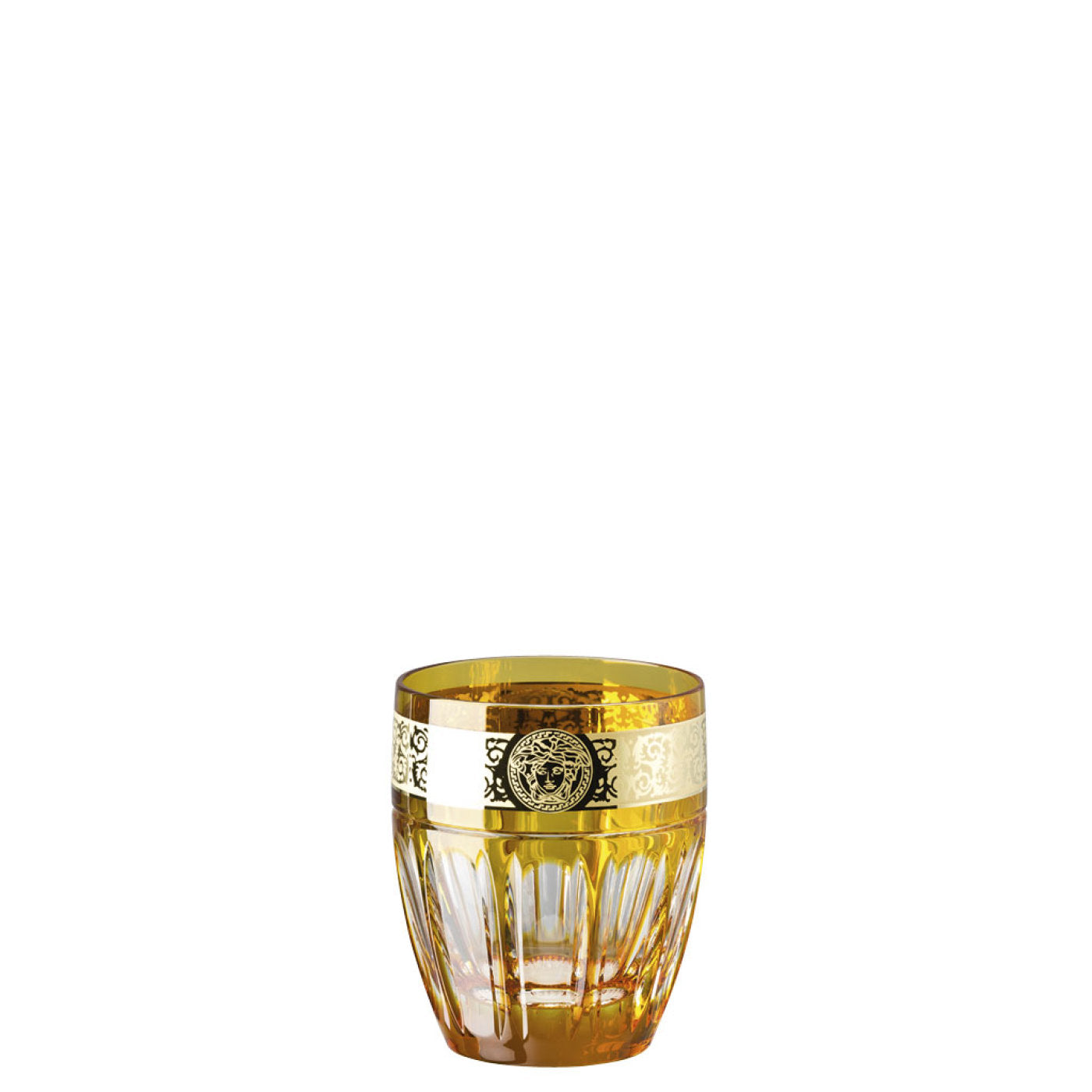 Versace Rosenthal Gala Prestige Amber Medusa Whisky Tumbler